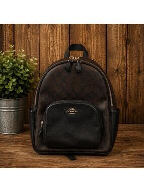 Coach Women's Black and Brown Bag